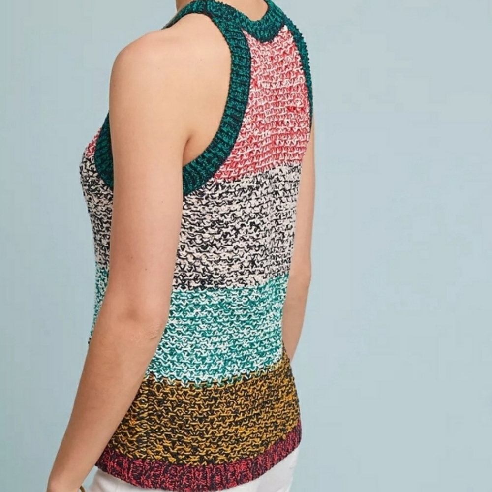 Maeve Multicolor Knit Sleeveless Top - Picture 3 of 3